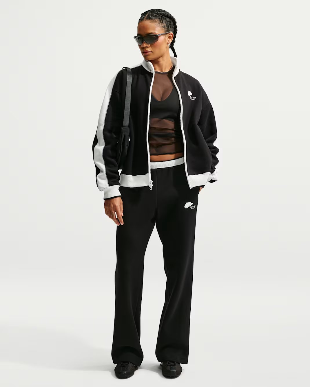 Nike Studio Fleece Medium Weight "Nike Run Club" Women's Mid-Rise Track Pants