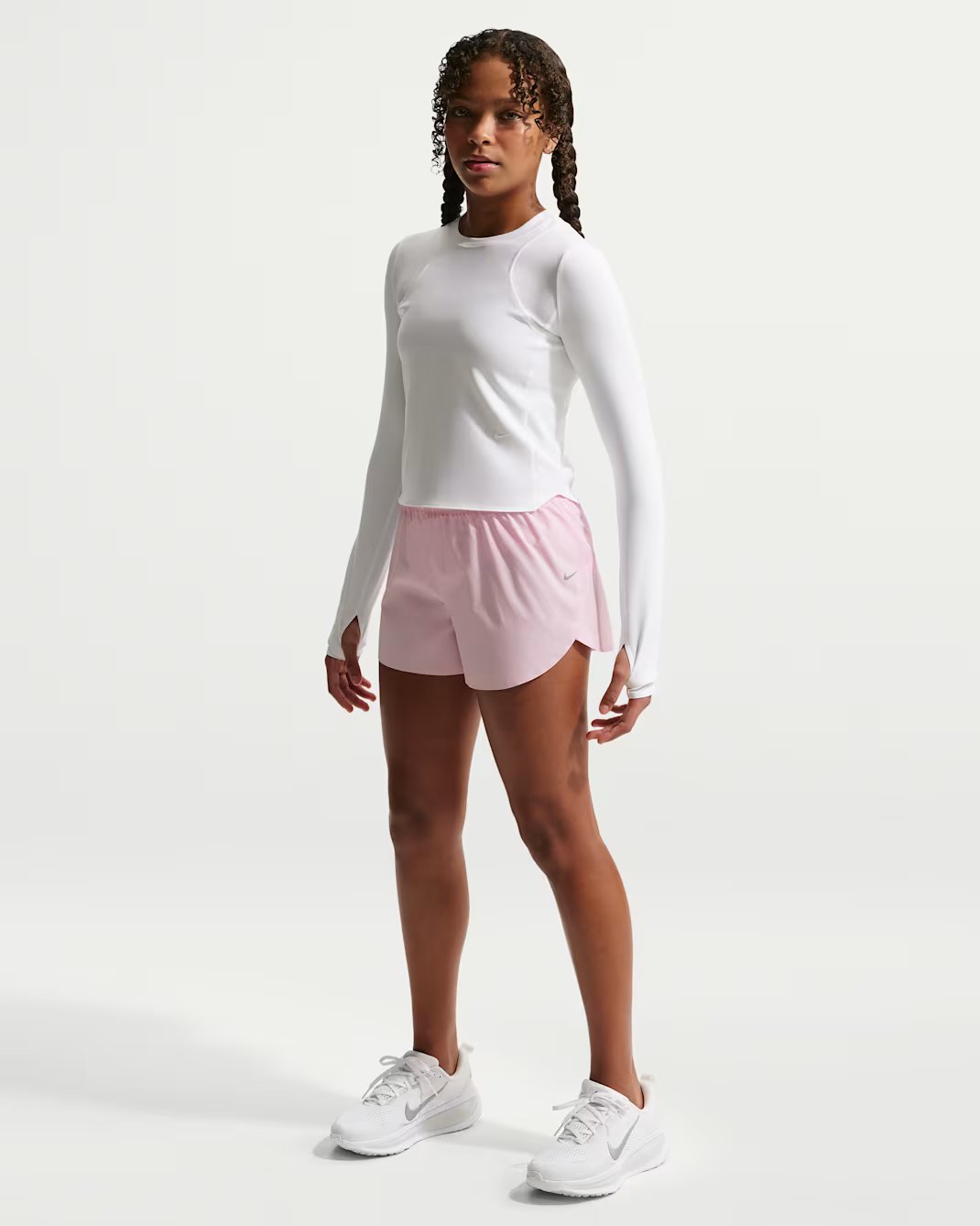 Nike MAVN Girls' Dri-FIT 3" Mid-Rise Repel Running Shorts