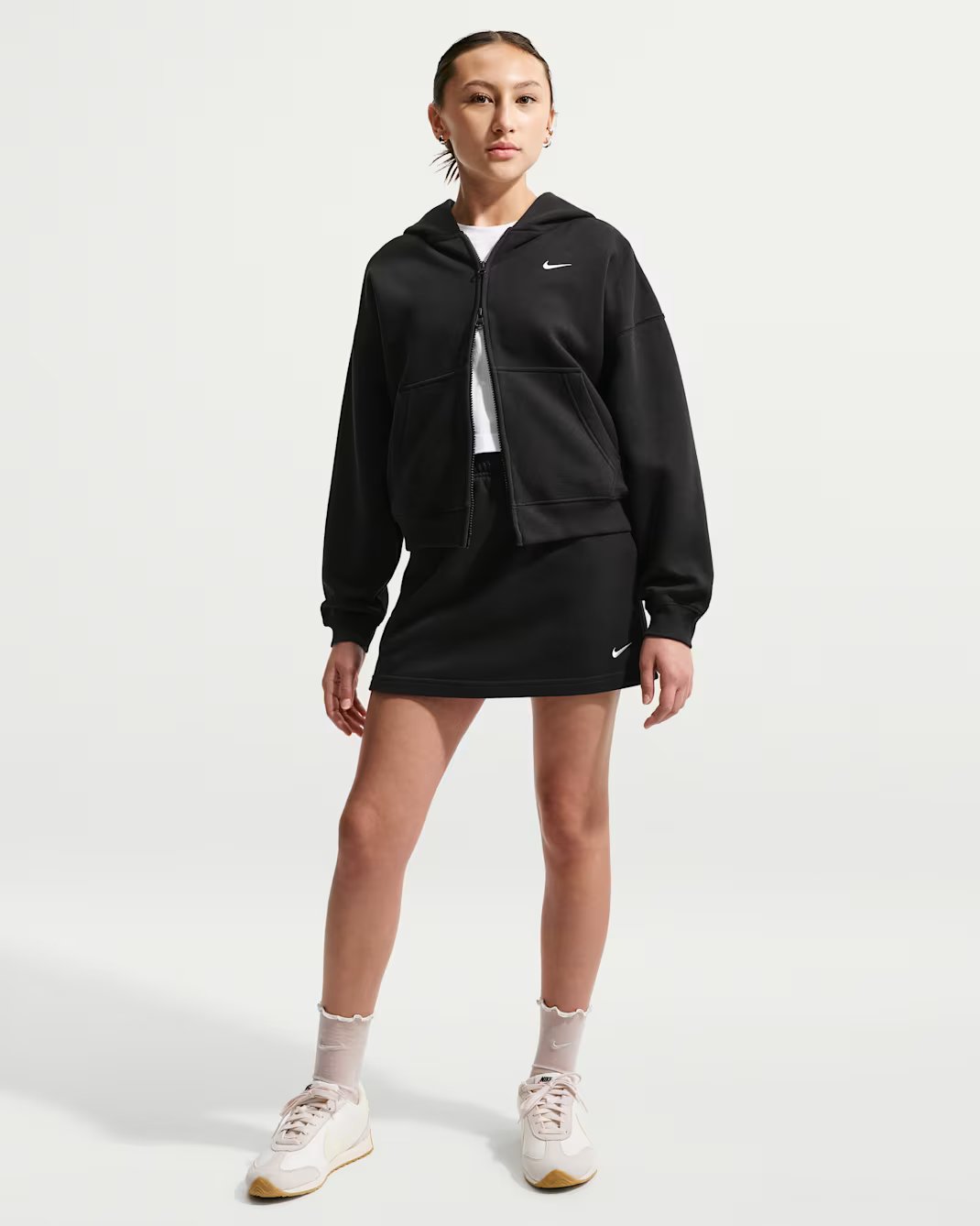 Nike Sportswear Studio Fleece Big Kids' (Girls') French Terry Skirt