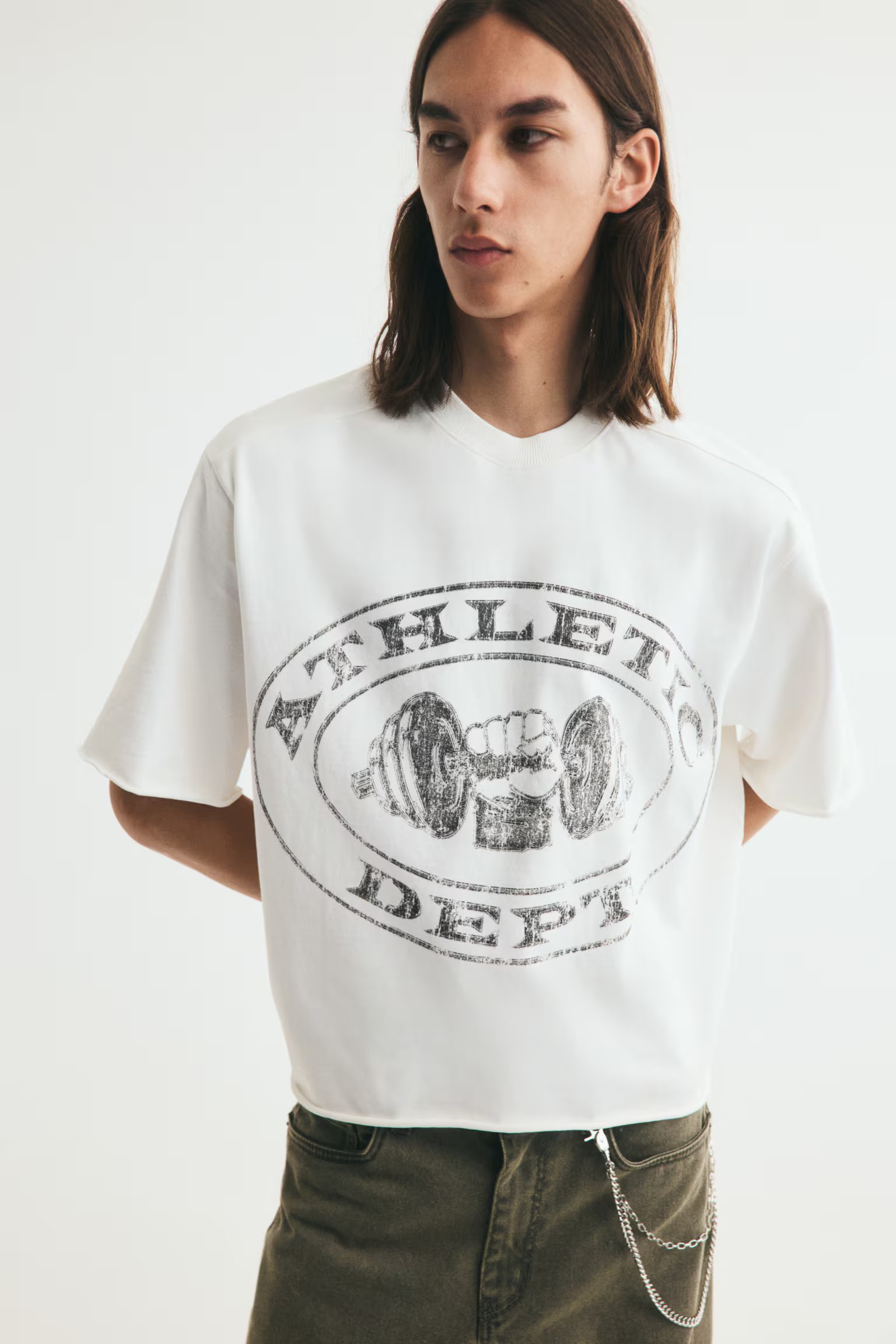 Oversized Printed Cotton T-Shirt