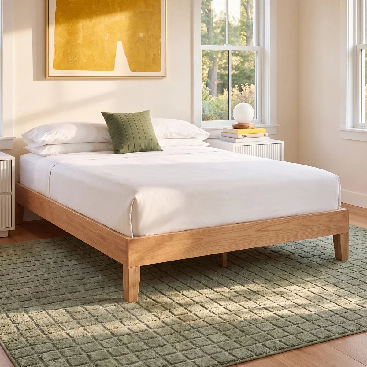 Amaryn Solid Wood Platform Bed